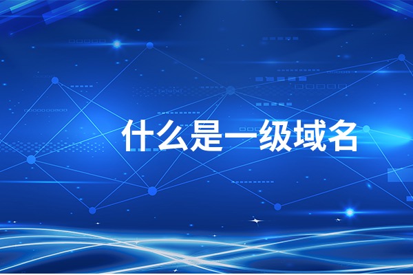 网站一级域名